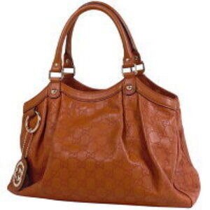 Gucci Sukey handbag GG signature Shima Guccissima leather orange